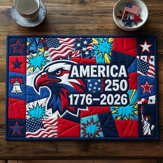 Patriot Eagle Burst Quilted Placemat GFTOHD14856