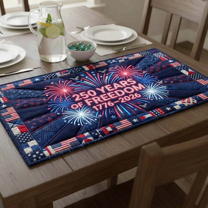 Freedom Fireworks Night Quilted Placemat GFTOHD14858