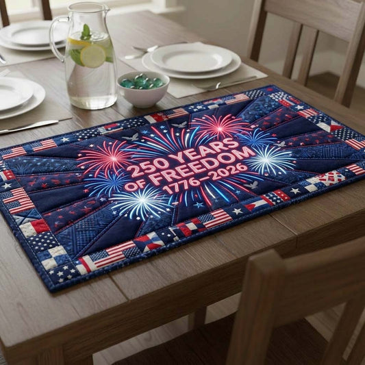 Freedom Fireworks Night Quilted Placemat GFTOHD14858