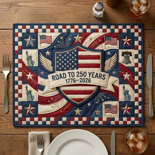Glory Road Banner Quilted Placemat GFTOHD14859