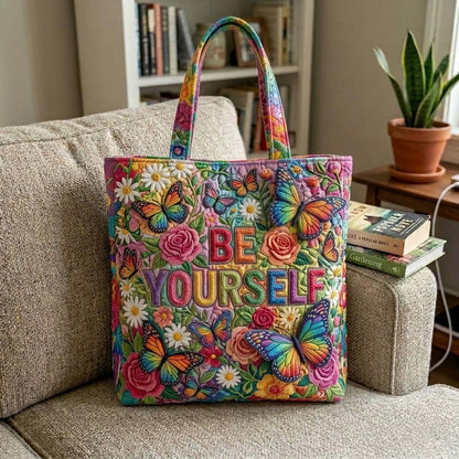 Butterfly Pride Quilted Tote Bag GFTOHD14920