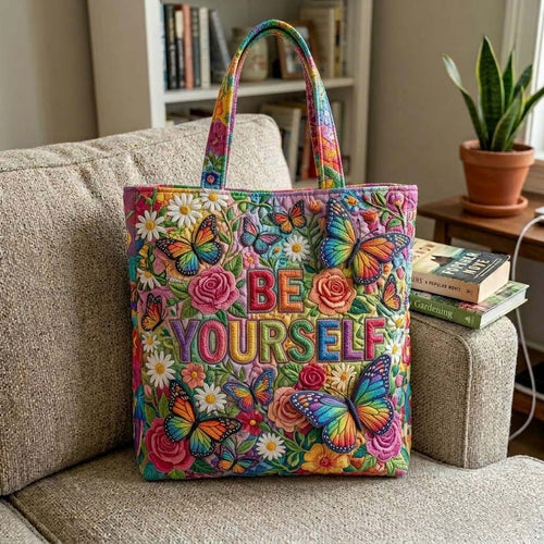 Butterfly Pride Quilted Tote Bag GFTOHD14920