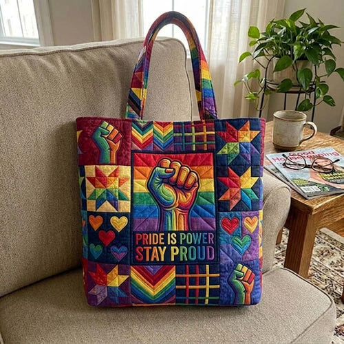 Pride Power Quilted Tote Bag GFTOHD14923