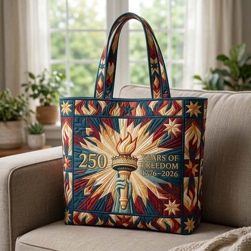 Freedom Torch Quilted Tote Bag GFTOHD14940