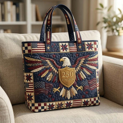 Freedom Eagle Quilted Tote Bag GFTOHD14945