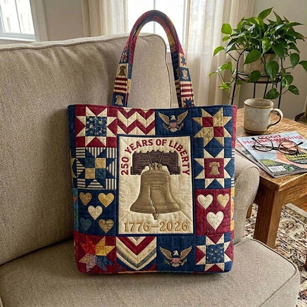 Liberty Bell Quilted Tote Bag GFTOHD14947