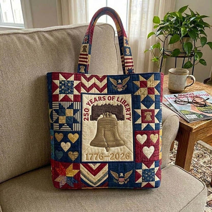 Liberty Bell Quilted Tote Bag GFTOHD14947