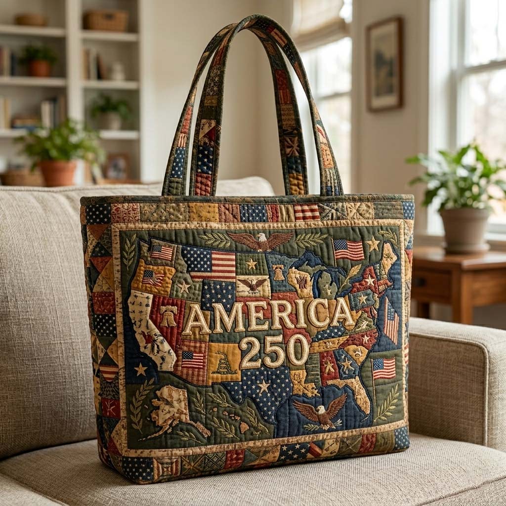 America Legacy Quilted Tote Bag GFTOHD14948