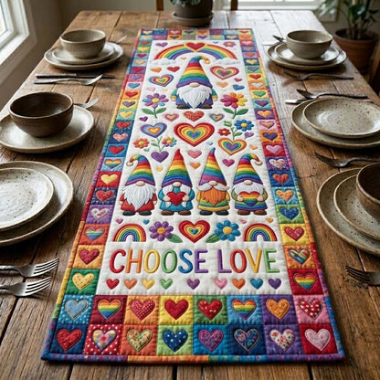 Choose Love Quilted Table Runner GFTOHD14951