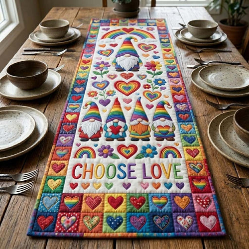 Choose Love Quilted Table Runner GFTOHD14951
