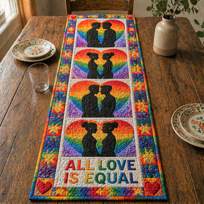 Equal Love Quilted Table Runner GFTOHD14959