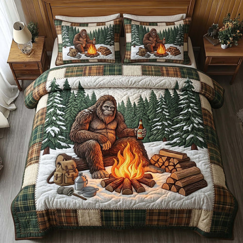 Fireside Bigfoot 3-Piece Quilted Bedding Set GFTOHD14971