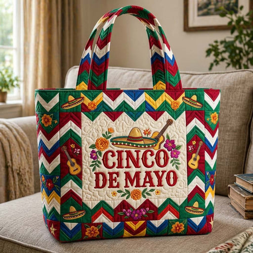 Cinco De Mayo Quilted Tote Bag GFTOHD14978