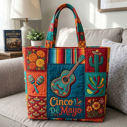 Cinco De Mayo Quilted Tote Bag GFTOHD14979