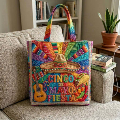Cinco De Mayo Quilted Tote Bag GFTOHD14983