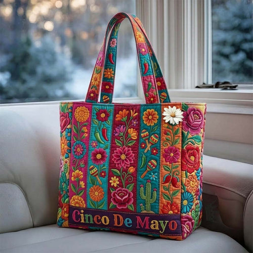 Cinco De Mayo Quilted Tote Bag GFTOHD14984