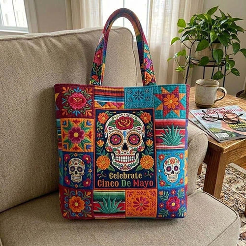Cinco De Mayo Quilted Tote Bag GFTOHD14985