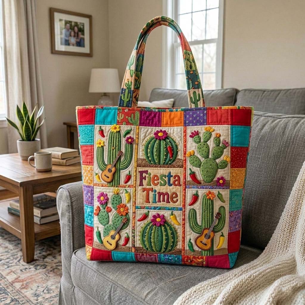 Cinco De Mayo Quilted Tote Bag GFTOHD14986