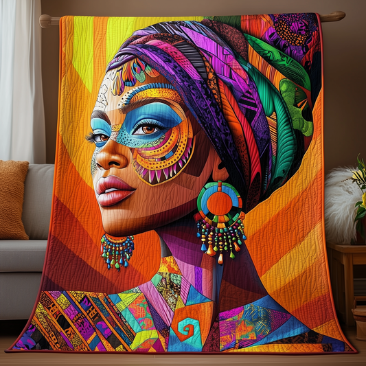 Radiant Melanin Queen Quilted Blanket GFTOHD1661