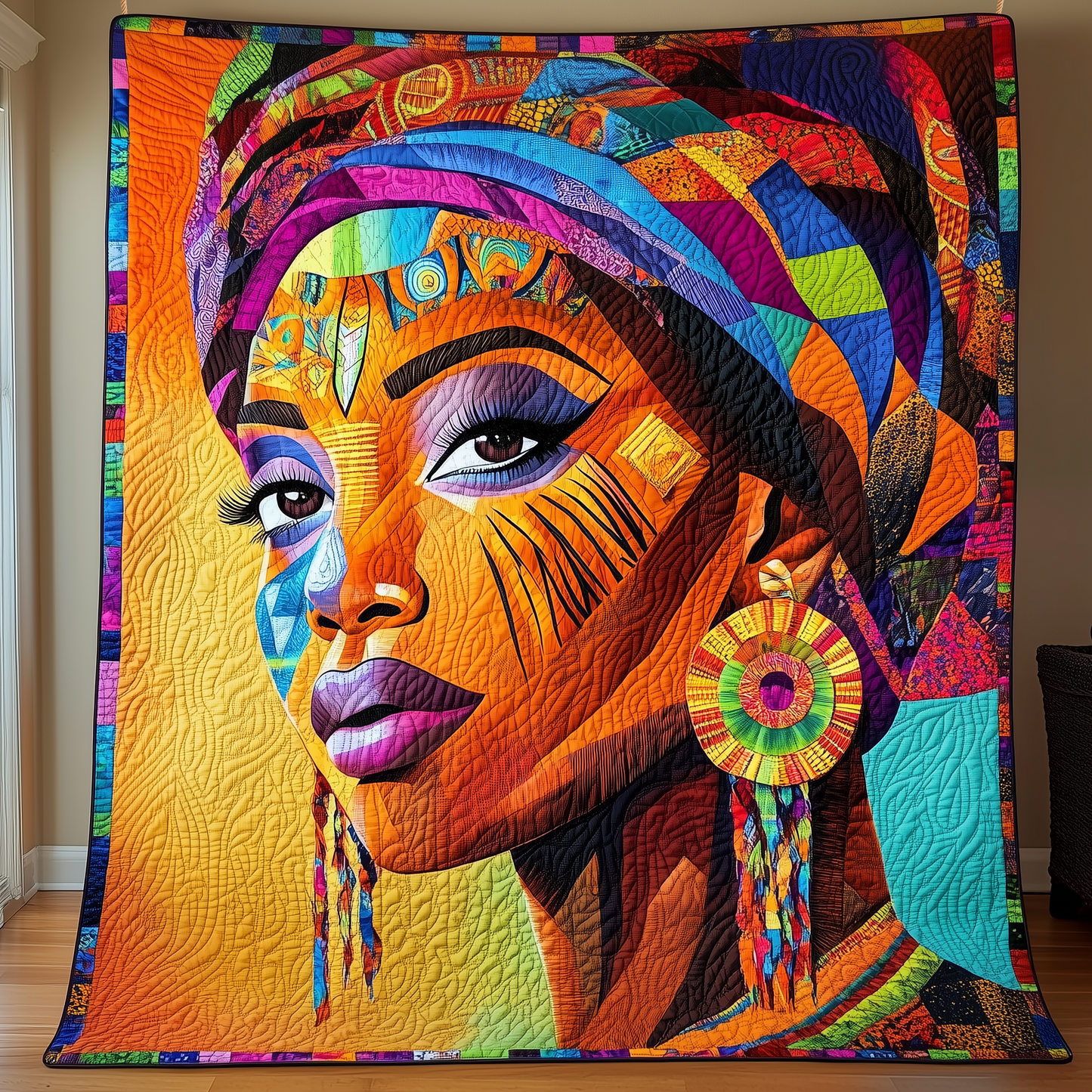 Radiant Melanin Queen Quilted Blanket GFTOHD1662