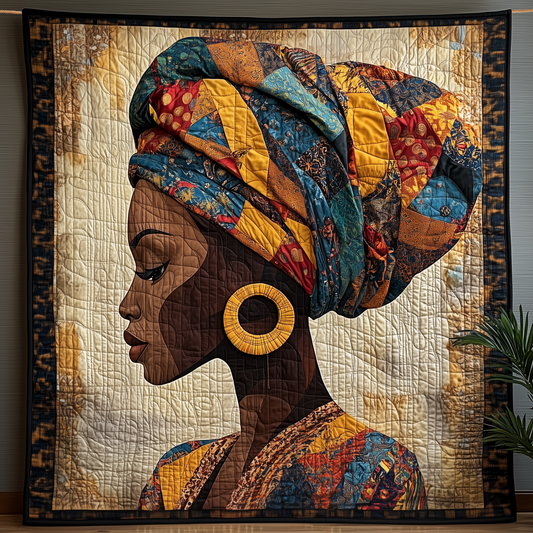 Brown Beauty Queen Quilted Blanket GFTOHD1668