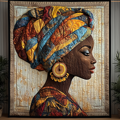 Brown Beauty Queen Quilted Blanket GFTOHD1670