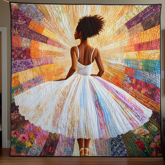 Brown Swan in Melody Quilted Blanket GFTOHD1672