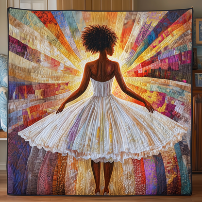 Brown Swan in Melody Quilted Blanket GFTOHD1673