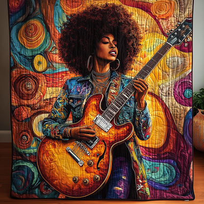 Melanin And Melody Quilted Blanket GFTOHD1675