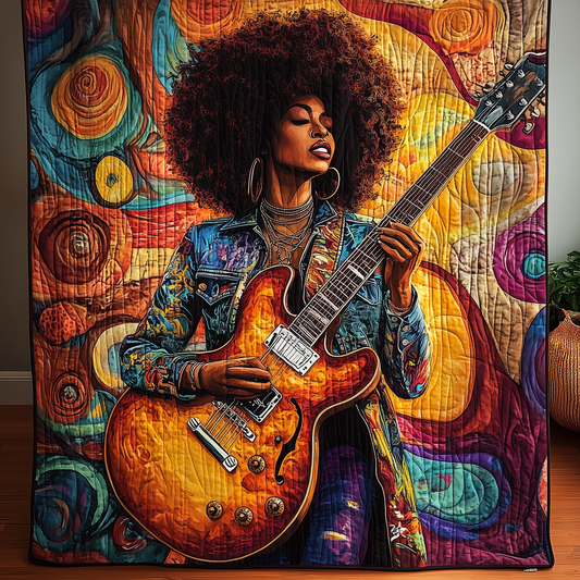 Melanin And Melody Quilted Blanket GFTOHD1675