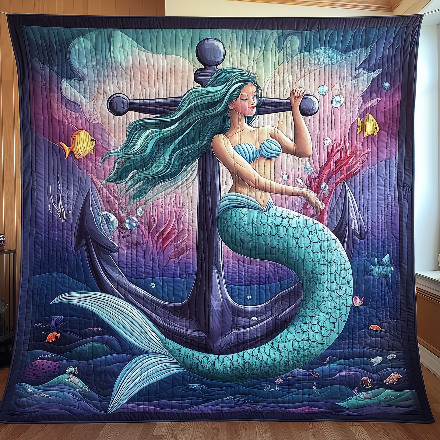 Mermaid Deep Sea Dream Quilted Blanket GFTOHD1687