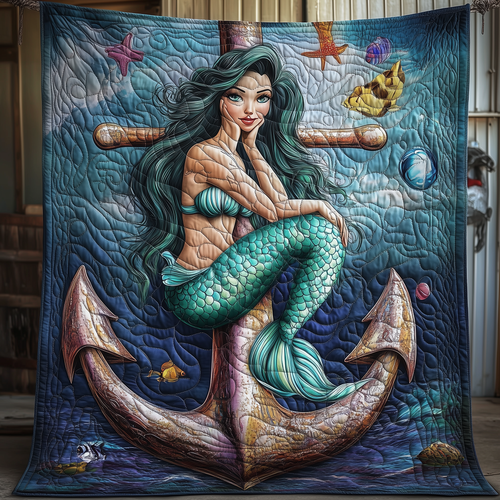 Mermaid Deep Sea Dream Quilted Blanket GFTOHD1688