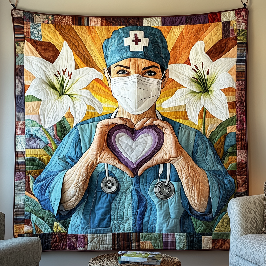 Nurse of Glory Quilted Blanket GFTOHD1817