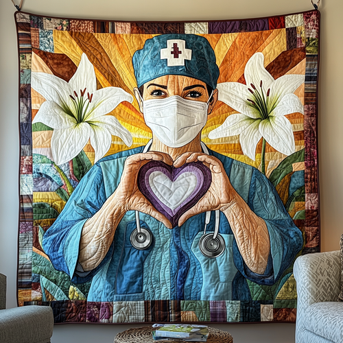 Nurse of Glory Quilted Blanket GFTOHD1817