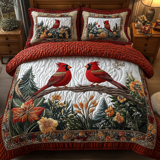 Flying with Love 3-Piece Quilted Bedding Set GFTOHD2179