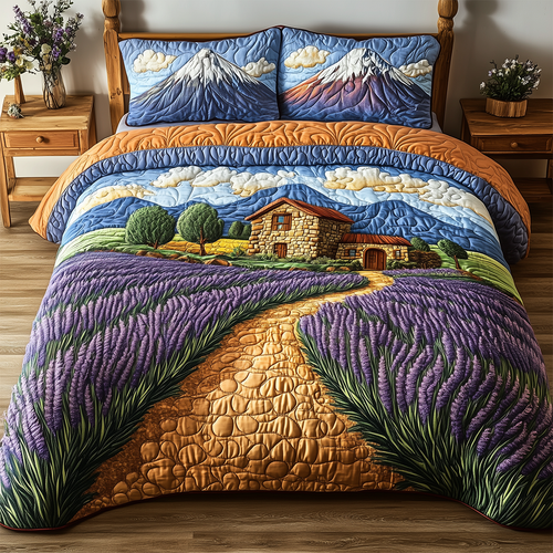 A Walk Through Peace 3-Piece Quilted Bedding Set GFTOHD2405