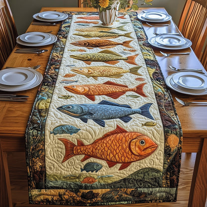 Wild Waters Tapestry Quilted Table Runner GFTOHD3186