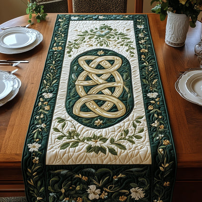 Verdant Legacy Tapestry Quilted Table Runner GFTOHD3246