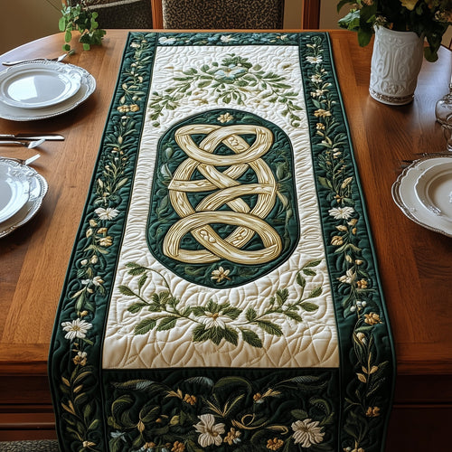 Verdant Legacy Tapestry Quilted Table Runner GFTOHD3246