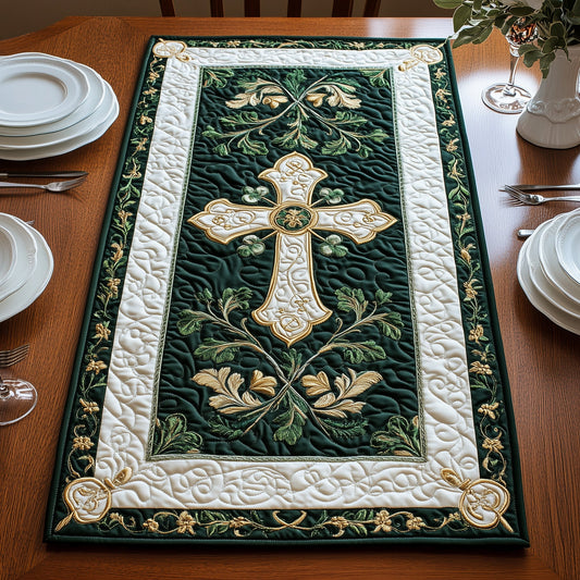 Elegance Celtic Cross Quilted Table Runner GFTOHD3249