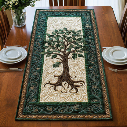 Elegance Celtic Tree Of Life Quilted Table Runner GFTOHD3254