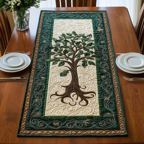 Elegance Celtic Tree Of Life Quilted Table Runner GFTOHD3254