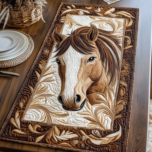 Majestic Horse Spirit Quilted Table Runner GFTOHD3257