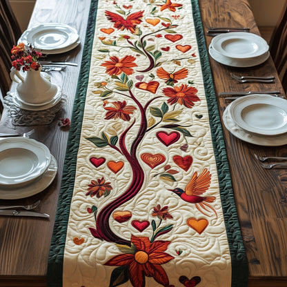 Eternal Heartwood Quilted Table Runner GFTOHD3331