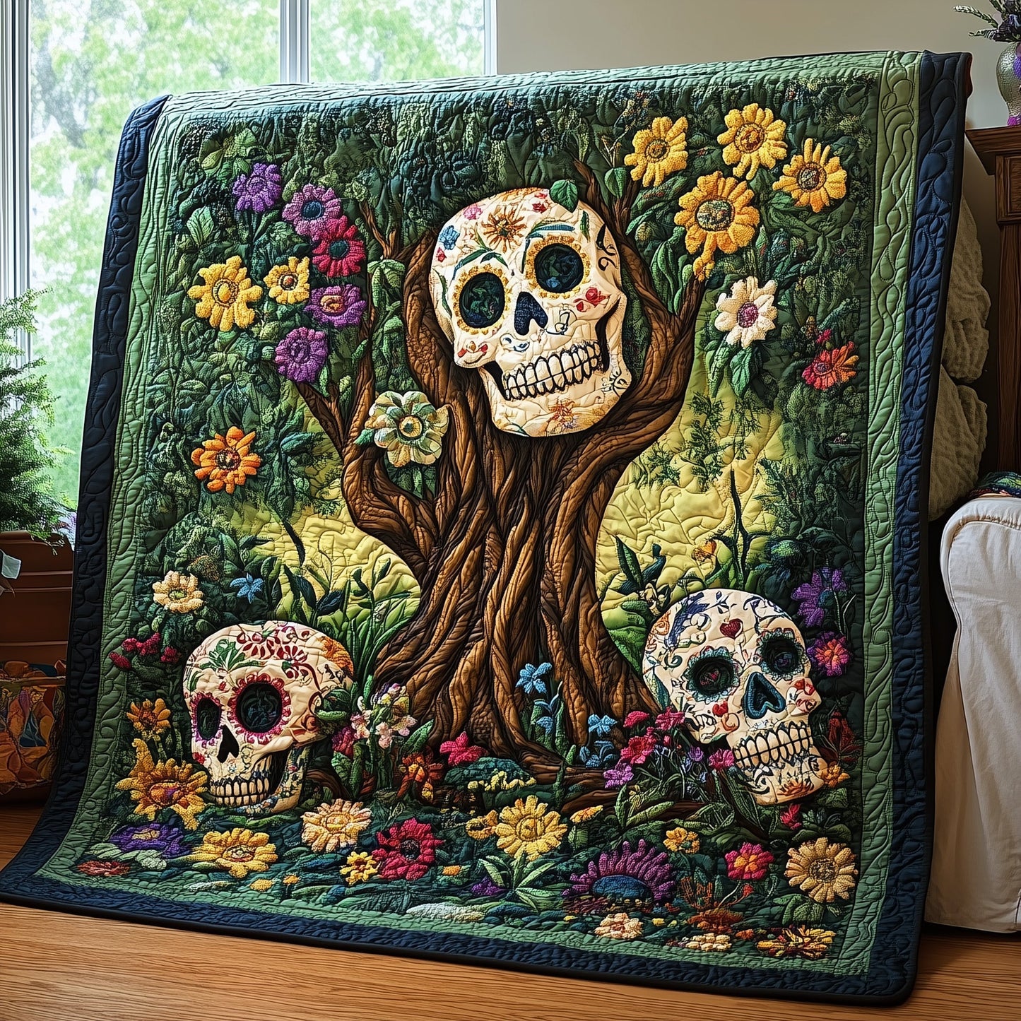 Vines of the Afterlife Quilted Blanket GFTOHD3703