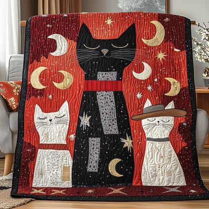 Moonlit Guardians Quilted Blanket GFTOHD4217