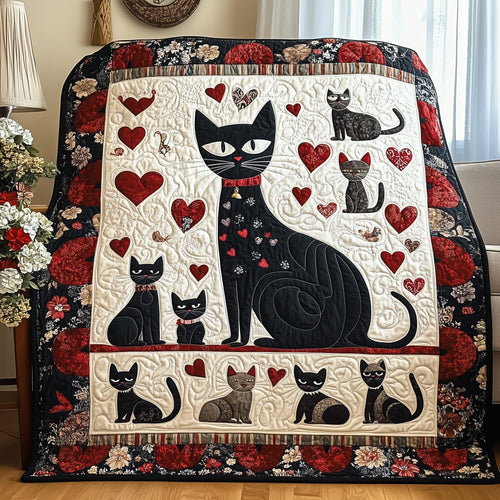 The Enchanted Cats Quilted Blanket GFTOHD4220