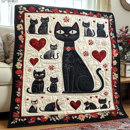 The Enchanted Cats Quilted Blanket GFTOHD4222