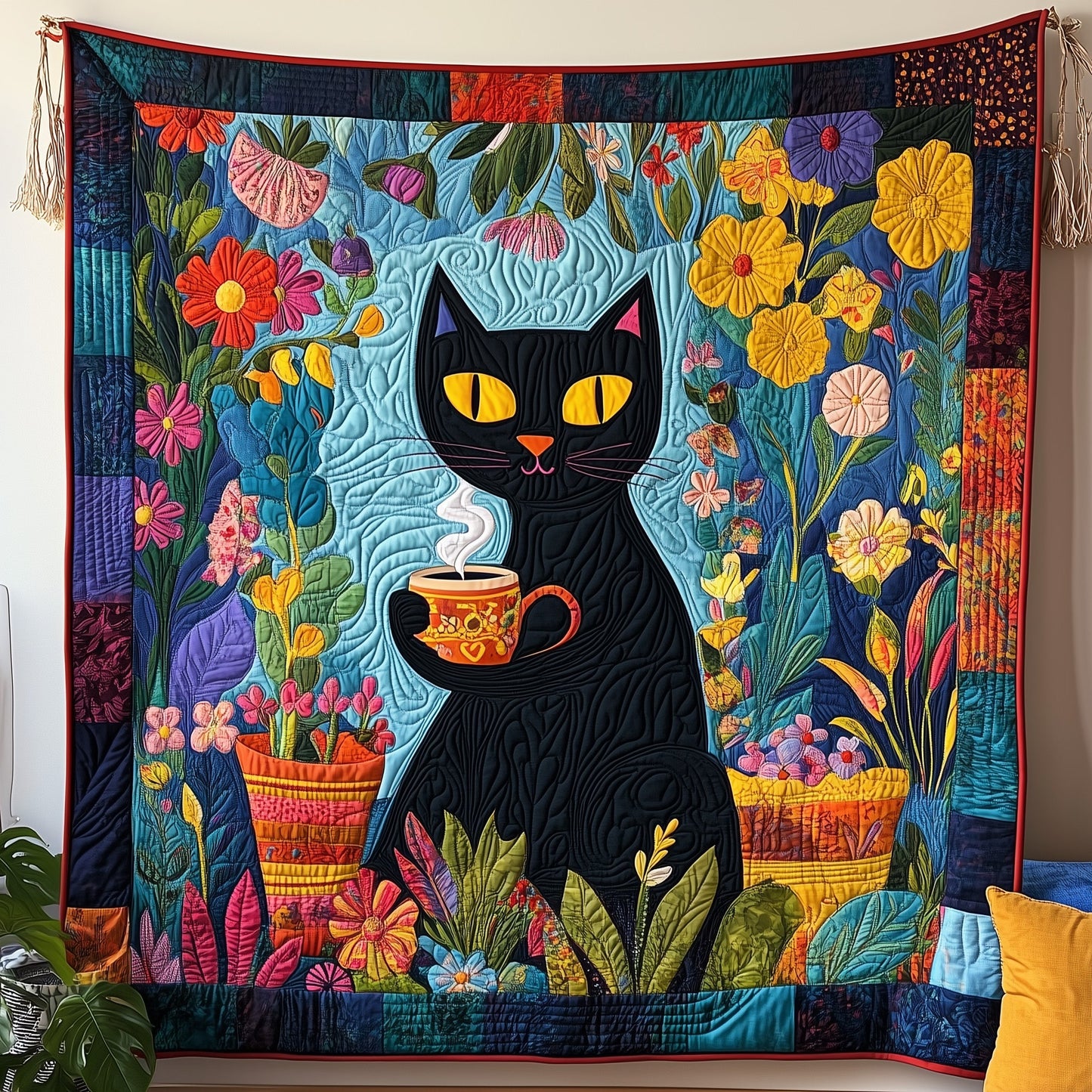 Mystical Tea Time Quilted Blanket GFTOHD4224