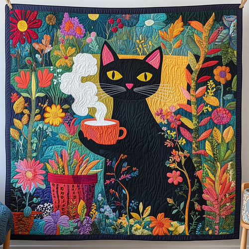 The Bohemian Cat Quilted Blanket GFTOHD4225
